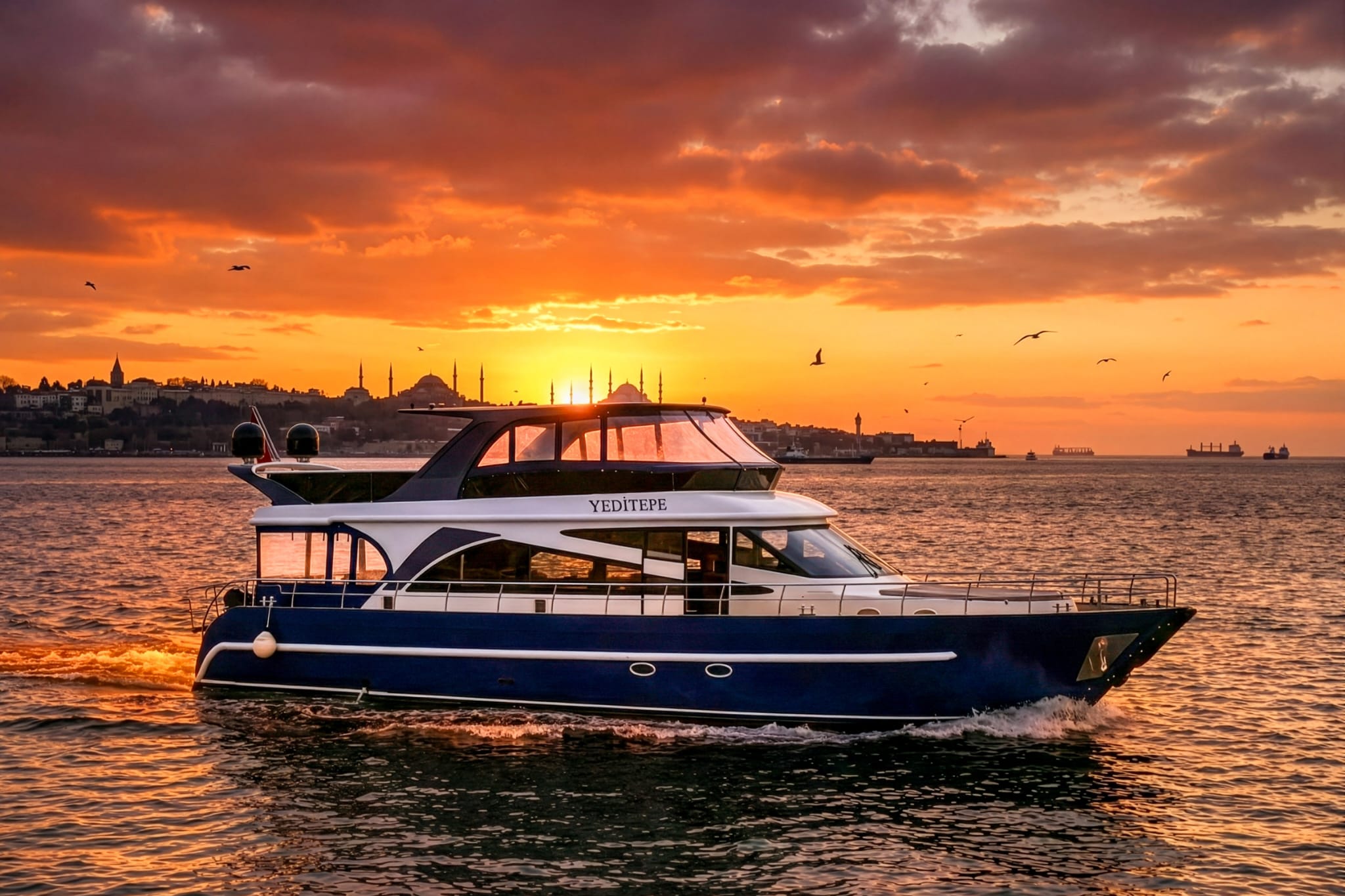 Group yacht for up to 40 guests